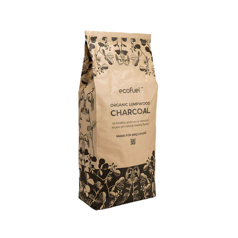 ECOFUEL™ Organic Lumpwood Charcoal 6kg Bag – 100% Alderwood BBQ Fuel