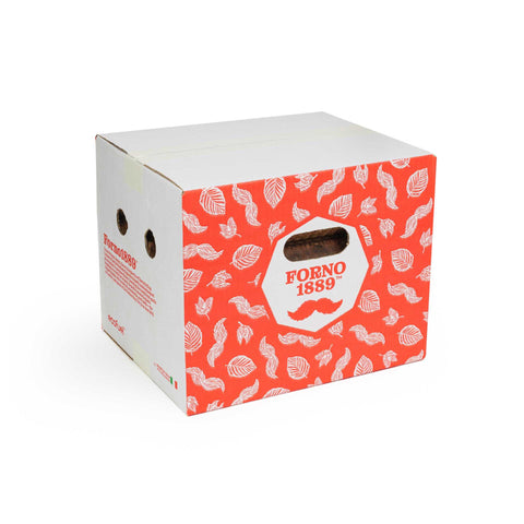 Forno1889® Beechwood Pizza Briquettes in branded red box – ECOFUEL™