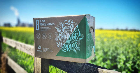 This is our plastic-free Eco Briquettes story