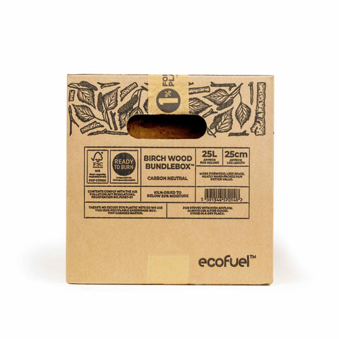 ECOFUEL™ Birch Wood BundleBox Side of Box