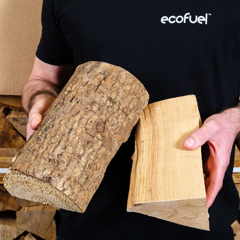 ECOFUEL™ Double Deck Kiln-Dried Ash Firewood Close Up Shoot