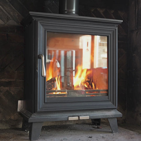 ECOFUEL™ Oak Firewood Logs Inside Wood-burning stove