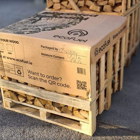 Kiln Dried Oak Firewood - Single Deck Pallet - ecofuel.ie